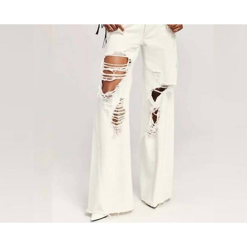 NEW SER.O.YA ollie wide leg jeans in white